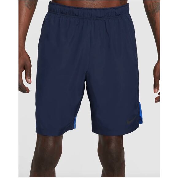 Nike Men Size XXL 9" Obsidian Game Royal Dri-FIT Woven Training Shorts DM6617 - Picture 1 of 10